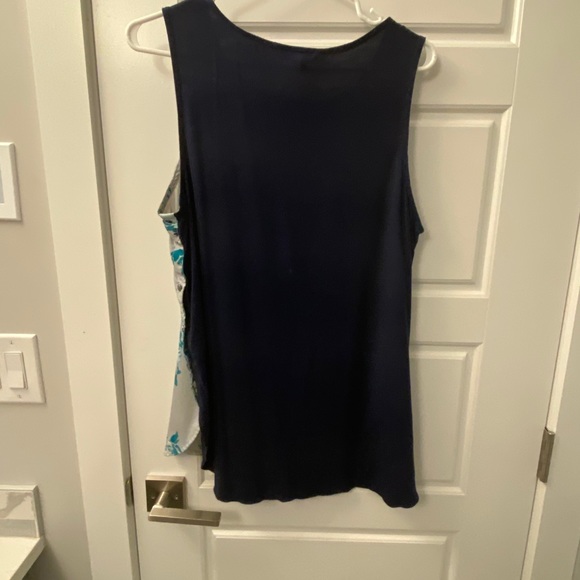 Tank top floral blue - Picture 2 of 2